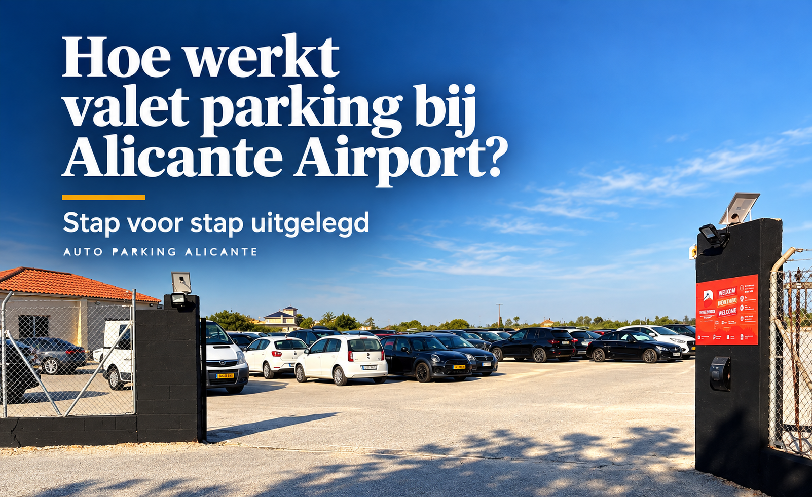 Hoe werkt valet parking bij Alicante Airport?