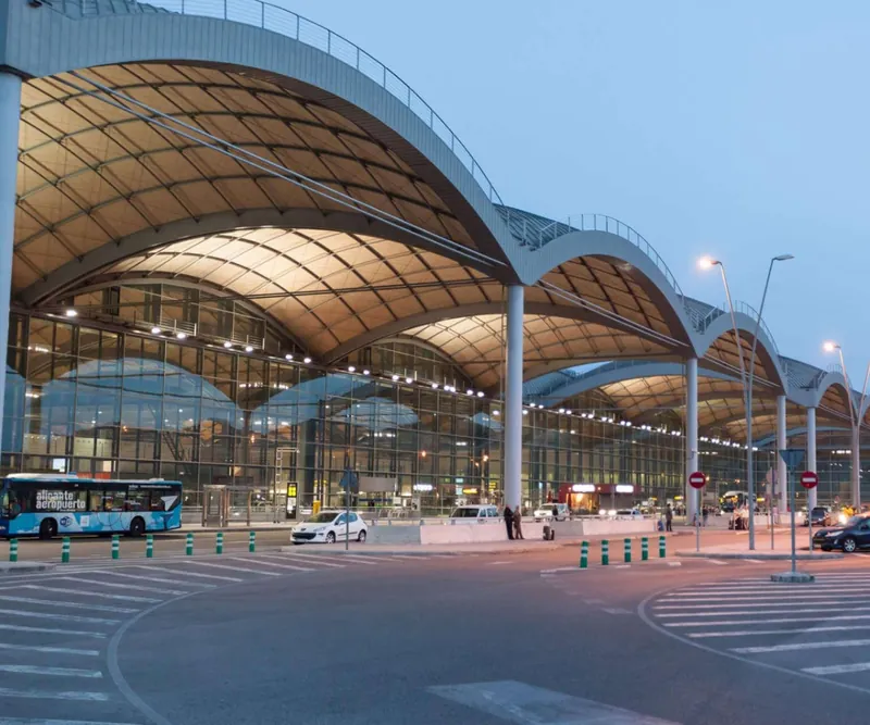 View of Alicante airport