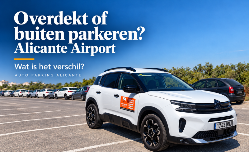 Overdekt of buiten parkeren bij Alicante Airport: wat is het verschil?