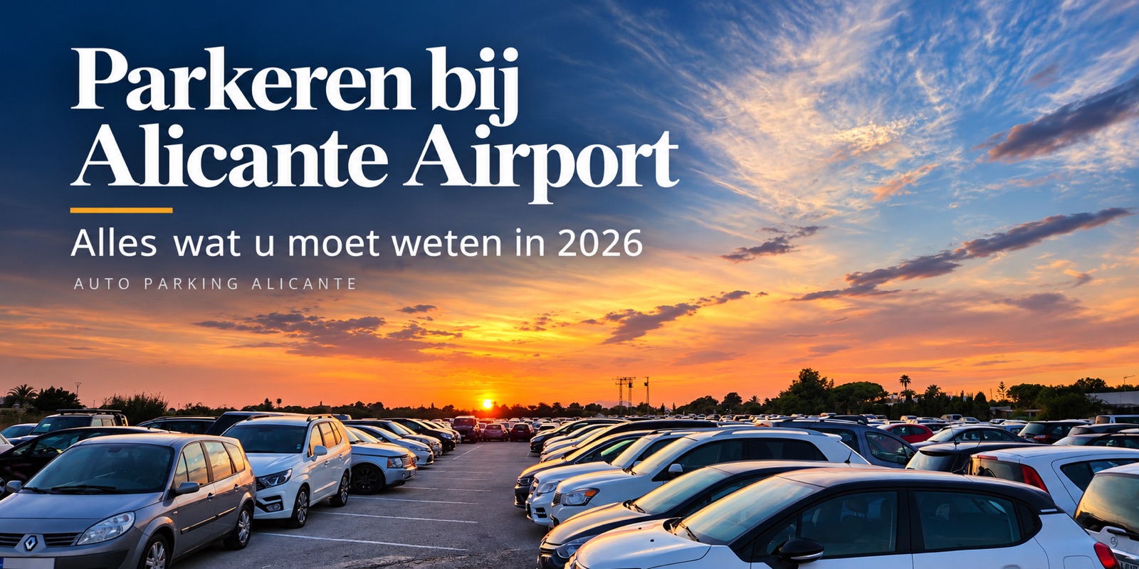Alicante Airport terminal, the airport Auto Parking Alicante serves